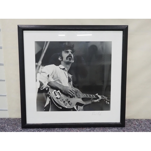 274 - Frank Zappa from Mothers of Invention original photo taken and signed by David Redfern 15½