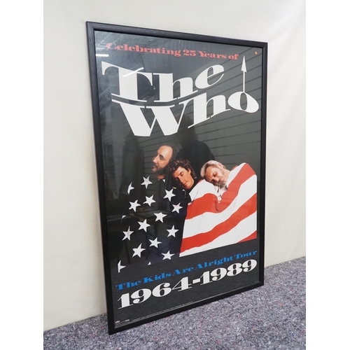 283 - The Who 'The Kids Alright Tour' 1964-1989 original print by Winterland 36