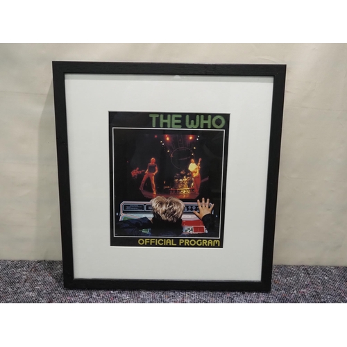 287 - The Who official program (probably Pinball Wizard) in frame