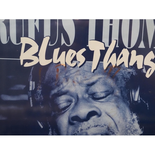 286 - Rufus Thomas Blues Thang! Concert poster for 'The New Album'. Was signed but signature has faded 16