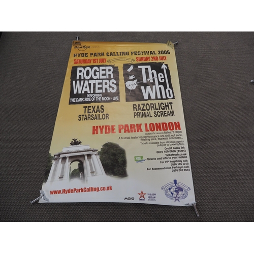 289 - Hyde Park Festival 2006 original poster featuring The Who and Roger Waters 60