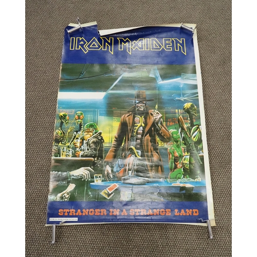 296 - Iron Maiden 'Stranger in a Strange Land' original poster AF 44