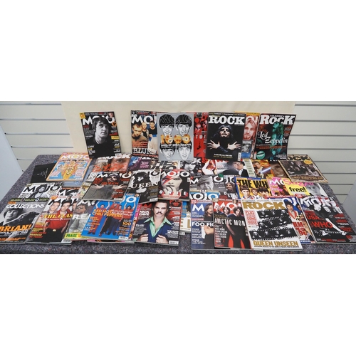 307 - Quantity of Mojo and classic Rock magazines to include The Who, Amy Winehouse, Jimi Hendrix, David B... 