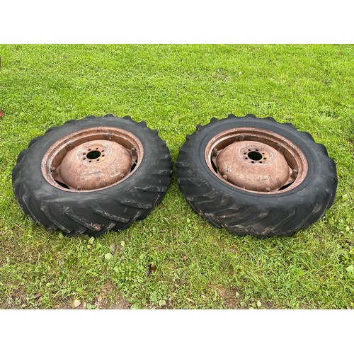 623 - Massey Ferguson 11 x 28 wheels and tyres