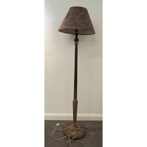 253 - Oak standard lamp 69