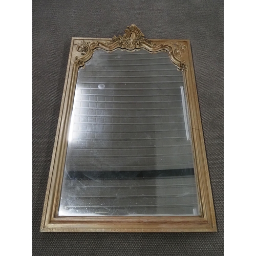 324 - Ornate gilt framed mirror 62