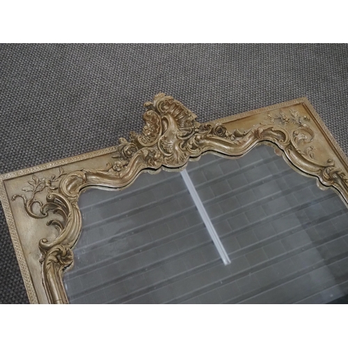 324 - Ornate gilt framed mirror 62