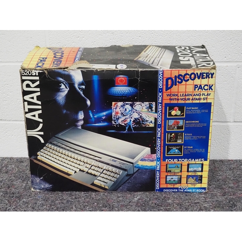19 - Retro Atari 520ST computer discovery pack in original box