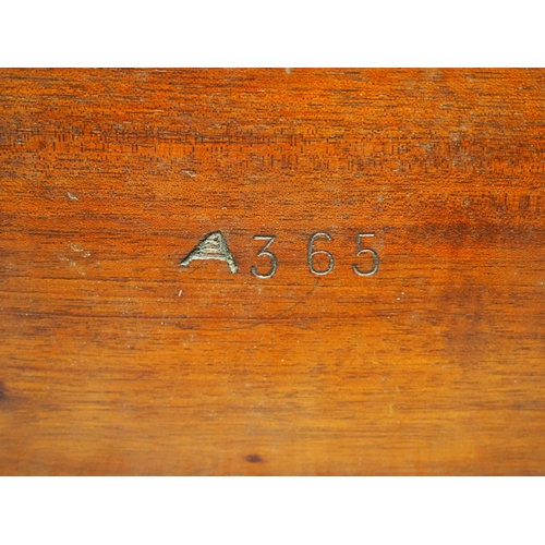 27 - Antique Canterbury in mahogany