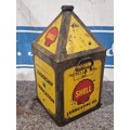 Early 'Shell' pyramid oil can