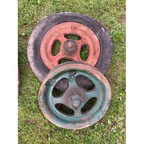 636 - Fordson N front wheels and tyres