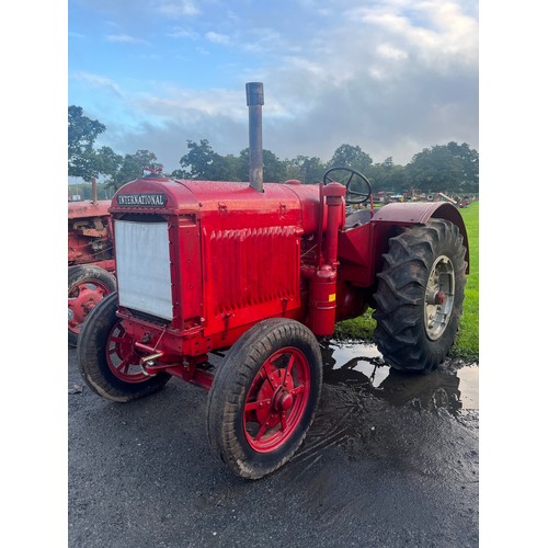 792 - International W30 tractor. 1937. Previously restored, understood to include an engine rebuild, so th... 