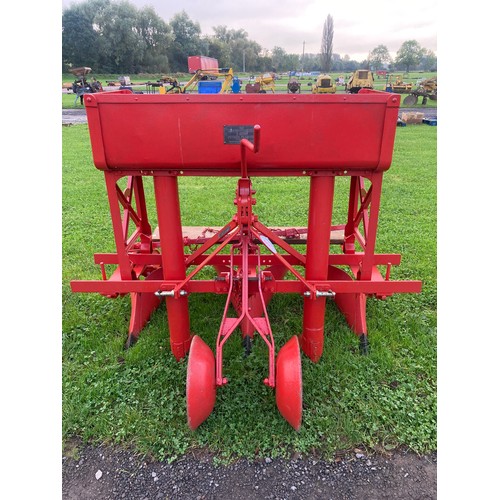 695 - David Brown ridger with Irwin Turner 2 row potato planter fitted