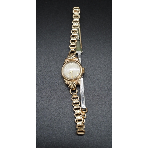 Everite ladies discount 9ct gold watch