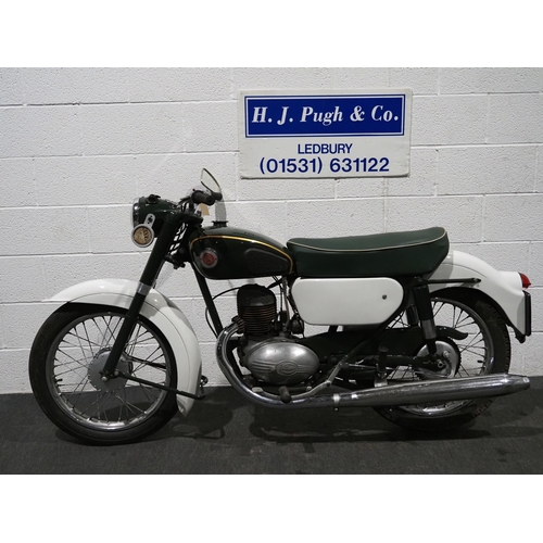 885 - Francis Barnett Falcon 81 motorcycle. 197cc. 1959
Frame No. AN86941W
Engine. 662B4781
Vendor states ... 