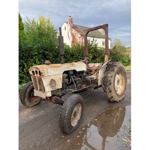 142 - David Brown 780 Selectamatic tractor. Engine turns over. Fitted with power steering and roll over fr... 