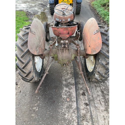 145 - Massey Ferguson 35 4 cylinder tractor. Runs and drives. Showing 6088 Hours. No docs