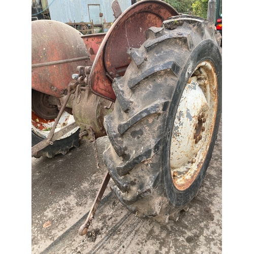 145 - Massey Ferguson 35 4 cylinder tractor. Runs and drives. Showing 6088 Hours. No docs