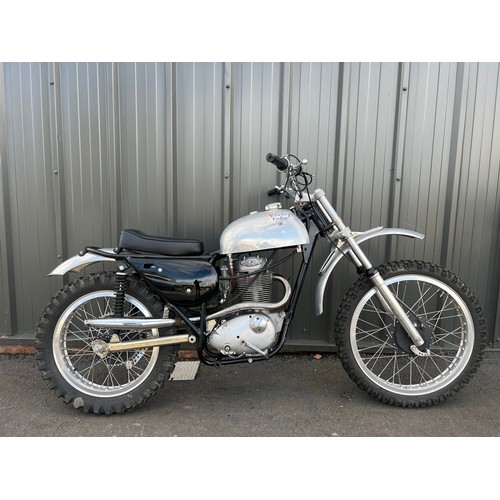 956 - BSA B44 Cheney Victor GP motorcycle. 1967. 
Frame No. B44 267.
Engine No. B44B 984
Unfinished projec... 