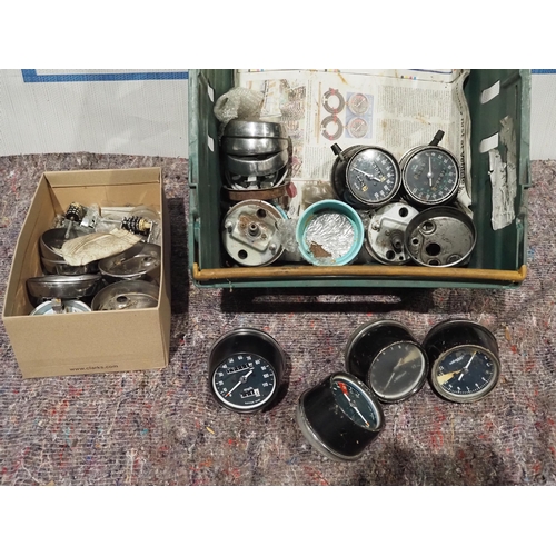 106 - Various Japanese speedometers and rev counters