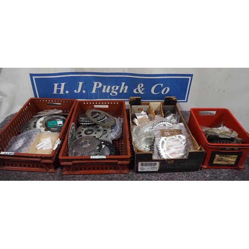 Motorcycle sprockets as new