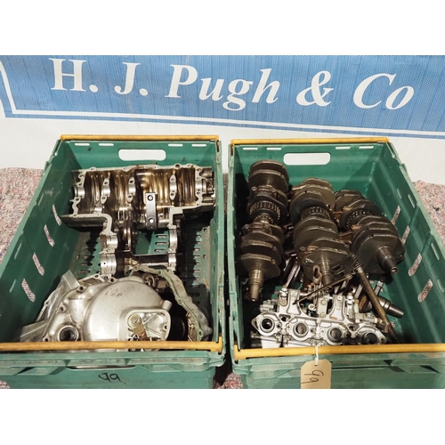 99 - Honda 400/4 carbs, cranks and engine casings