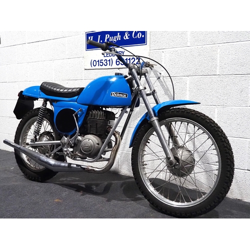 821 - Rickman Metisse Villiers trials motorcycle. Believed 1971.
Frame No. 2841 Z
Engine No. T0278
Propert... 