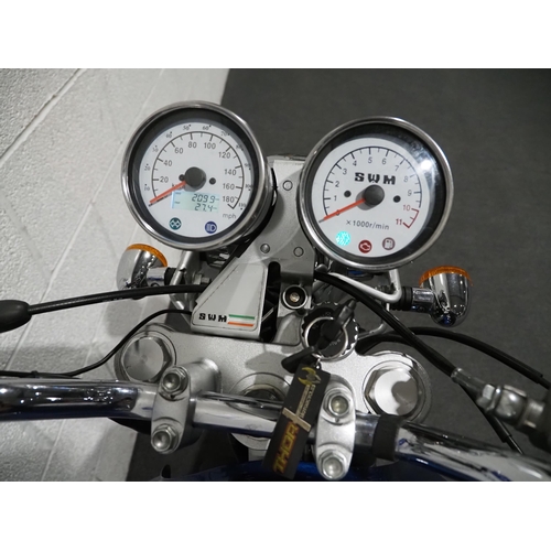 830 - SWM A3 Gran Turismo motorcycle. 2017. 445cc.
Frame no. ZN0A302AAGV000098
Engine no. A3VG01909
Runs a... 