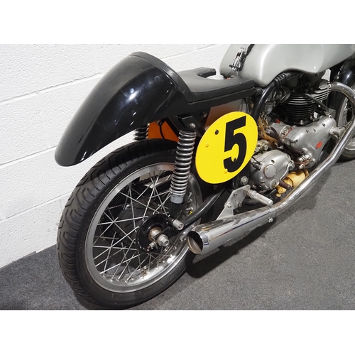 838 - Norton Domi Racer replica. C.1960s. 500cc.
Frame No. Unknown
Engine No. 56201J2
Not ridden in 10 yea... 