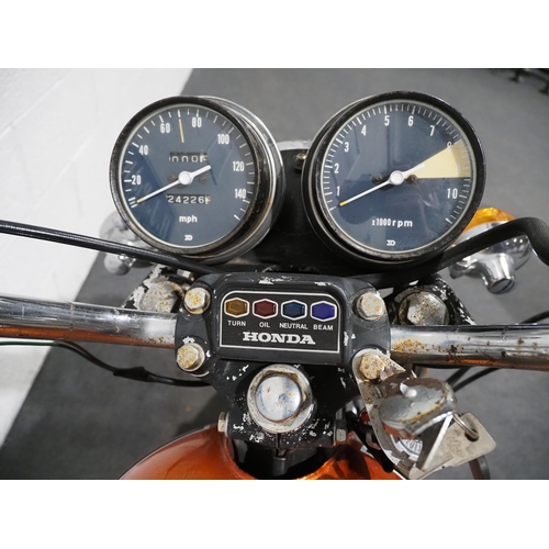 895 - Honda CB750 Four K2 motorcycle. 1972. 750cc
Frame no. CB750-2205732
Engine no. CB750E 2207323
Runs b... 