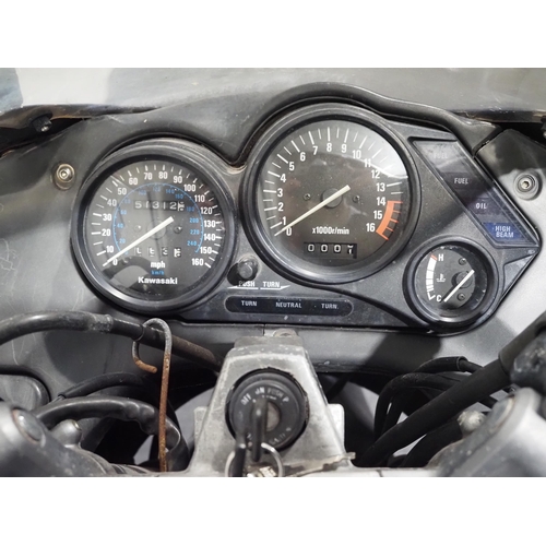 900 - Kawasaki ZZR600 motorcycle, 1991, 600cc
Has been stored since 2019, was running prior to this but wi... 