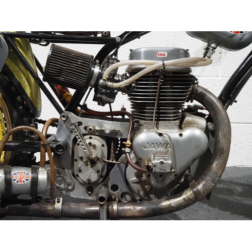 904 - Jawa grass track motorbike. Pre 1975.
1960's 2 Valve long stroke Jawa engine, runs on methanol. Bewl... 