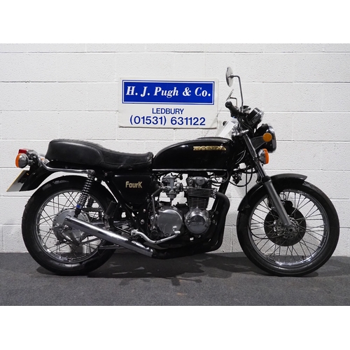 906 - Honda CB550 Four K motorcycle. 1979. 544cc.
Frame no. 2023139
Engine no. 2023851
Runs and rides, car... 