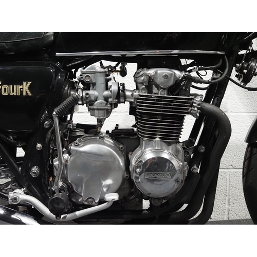 906 - Honda CB550 Four K motorcycle. 1979. 544cc.
Frame no. 2023139
Engine no. 2023851
Runs and rides, car... 