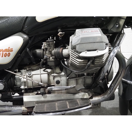 908 - Moto Guzzi California motorcycle. 1994. 1064cc
Frame no. KC11706
Engine no. KC11772
Runs and rides. ... 