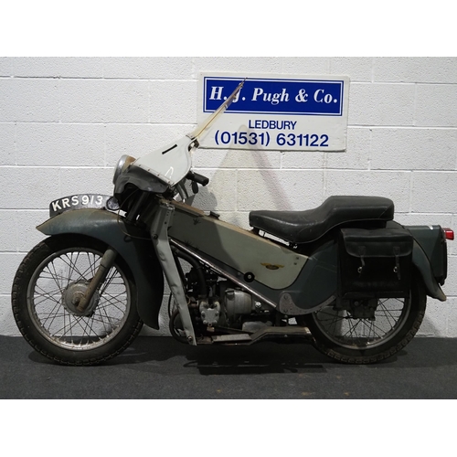 911 - Velocette LE motorcycle. 1957. 200cc.
Frame No. 24790
Engine No. 200-26267
Property of a deceased es... 