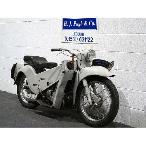 912 - Velocette LE mk3 motorcycle. 1967. 200cc.
Frame No. 834034
Engine No. 834034
Property of a deceased ... 