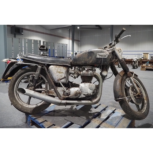 921 - Triumph T120 Bonneville motorcycle project. 1969. 650cc
Frame no. DC17859
Engine no. T120
Property o... 