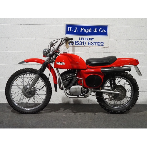 964 - Rickman Zundapp trials bike. 1971. 125cc. 
Frame No. 2733
Engine No. 4645256
Runs and rides. Current... 