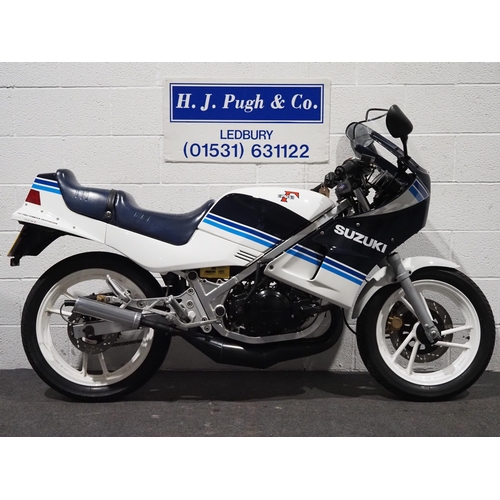 965 - Suzuki RG250 WD motorcycle. 1984. 247cc.
Runs and rides. A rare UK bike. Currently sorn and HPI clea... 