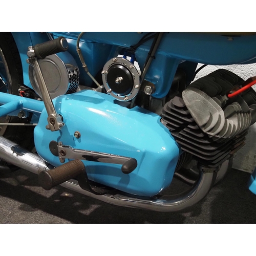967 - Ariel Super Arrow motorcycle. 1961. 250cc. 
Frame No. T20404G
Engine No. T20404G
Restored in early 2... 