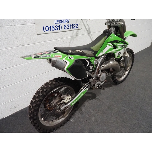 970 - Kawasaki KX 125 motocross bike. 2004
The bike runs but it has been stood for over a year so the rear... 