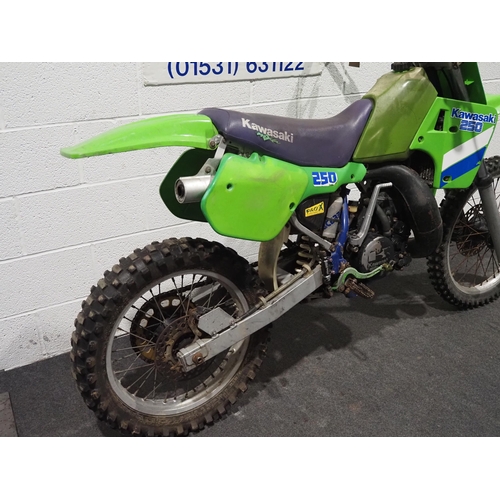 972 - Kawasaki KX250 motocross bike. 1987
This bike runs and rides. Was ridden in august of this year.