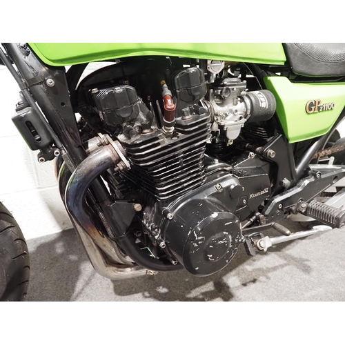 975 - Kawasaki GPZ 1100 B1 motorcycle. 1981. 1089cc
Frame No. KZT10B-002438
Engine No. KZT10BE035758
The b... 