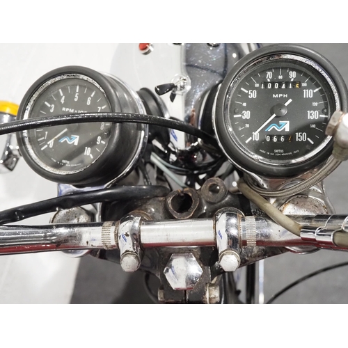 816 - Triumph Bonneville T140 motorcycle. 1976. 736cc
Frame No. EN71892
Engine No. EN71892
Runs and rides.... 