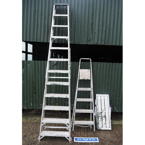 9 - Aluminium ladders and platform steps