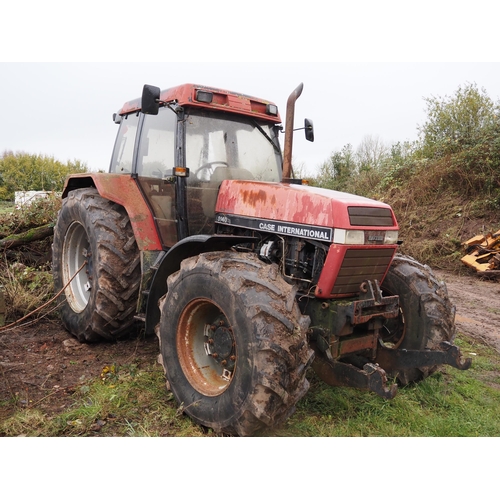 151 - Case International 5140 power shift tractor. Was running when stored. Front linkage. Reg. K618 DKK. ... 