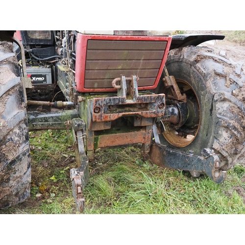 151 - Case International 5140 power shift tractor. Was running when stored. Front linkage. Reg. K618 DKK. ... 