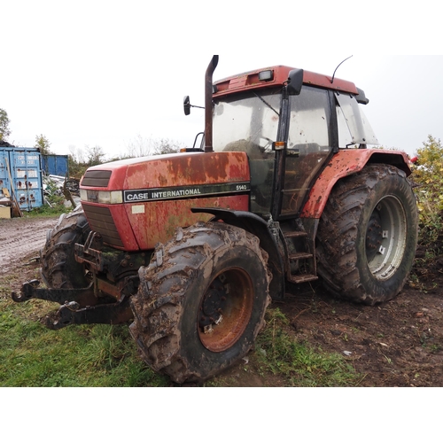 151 - Case International 5140 power shift tractor. Was running when stored. Front linkage. Reg. K618 DKK. ... 