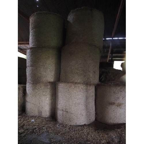 80 - Round bales of hay - approx. 20